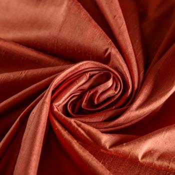 Дикий шелк 016-04832 пряный оранжевый однотонный