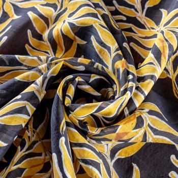 Батист 003-01894 темно-синий принтованный