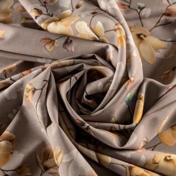 Вискоза "Лоренцо" К33-487 серо-бежевый принтованный