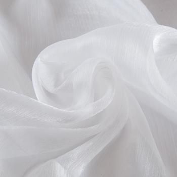 Органза 039-18809 белый однотонный