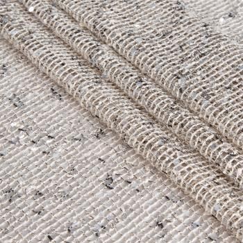 Сетка с пайетками 050-20753 льняной меланж