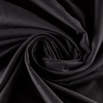 Хлопок-вуаль К19-819 черный однотонный
