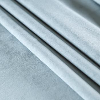 Ткань микровелюр 09-02-08943 аквамарин однотонный