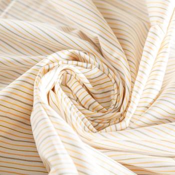 Хлопок рубашечный К14-559 белый принтованный