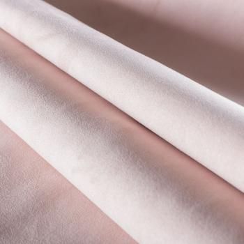 Ткань мебельная замша 22-02-00787 пудровый однотонный