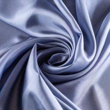 Шелк натуральный К15-1185 голубой однотонный