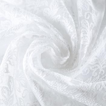 Тюль жаккардовый h-280 см 02-01-04701 молочный