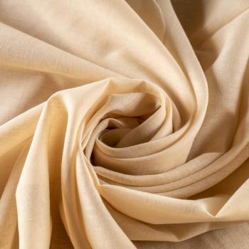 Хлопок-вуаль К28-687 песочный однотонный
