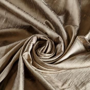 Дикий шелк 016-04831 серо-бежевый однотонный