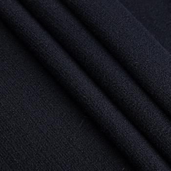 Шерсть двойная 066-20246 черный однотонный