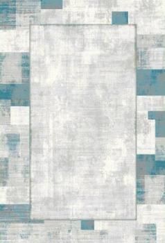 Ковер прямоугольный 200х290 см Woolknot Craft M426B темно-серый/синий