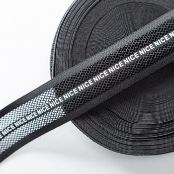 Резинка TBY декоративная 40 мм миандр ET20-104002 черный 