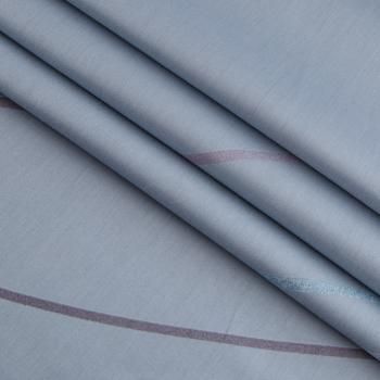 Сатин ш. 220 см 007-13363 серо-голубой принтованный