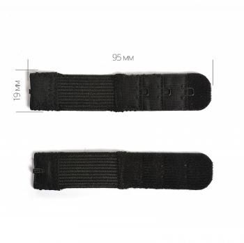 Удлинитель для бюстгальтера 1 крючок TBY 19 мм 29424 черный 