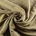 Шелк-батист натуральный К15-1285 табачный однотонный