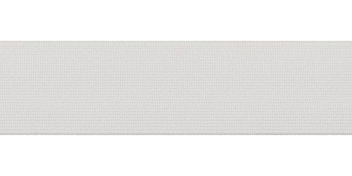 Лента эластичная 40 мм вязаная 0040-01 белый