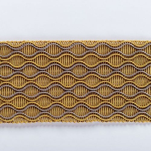 Бордюр жаккардовый 6 см 0000-357-104-016 горчичный 