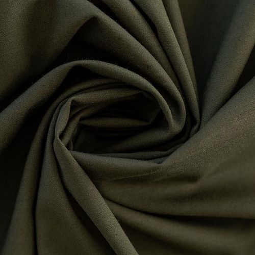 Ткань костюмная К33-466 зеленый бутылочный однотонный