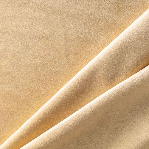 Ткань портьерная бархат h-300 см 09-02-00062 ванильный однотонный