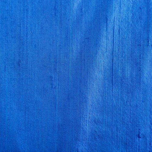 Дикий шелк 016-04742 синий электрик однотонный