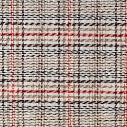 Ткань костюмная К33-294 молочный принтованный