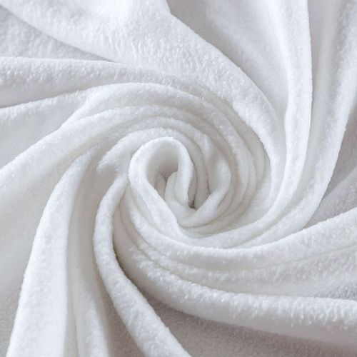 Флис 061-09169 белый однотонный