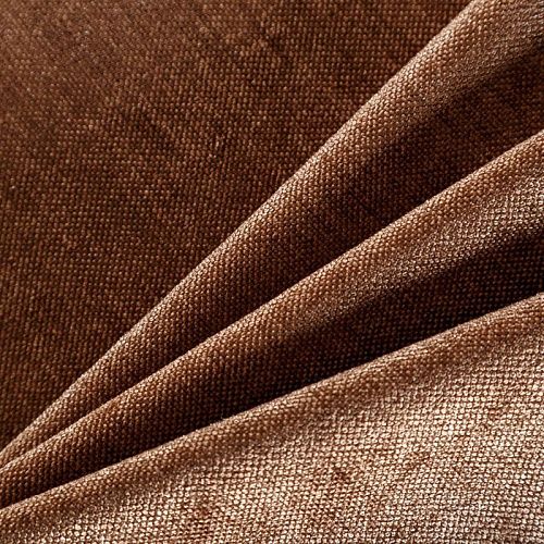 Ткань портьерная шенилл h-300 см 21-02-04683 коричневый однотонный