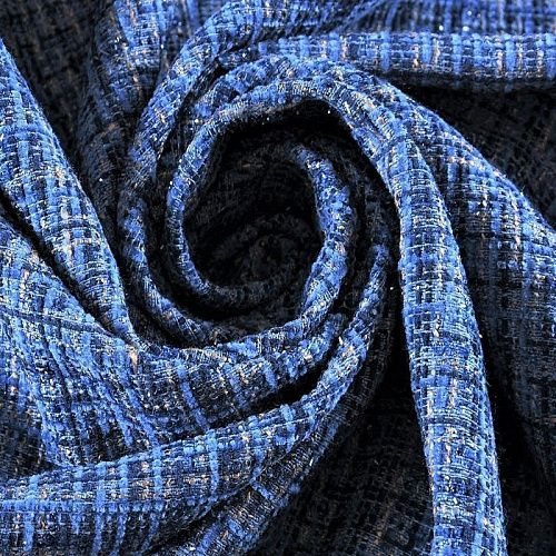 Твид шанель 052-10705 синий