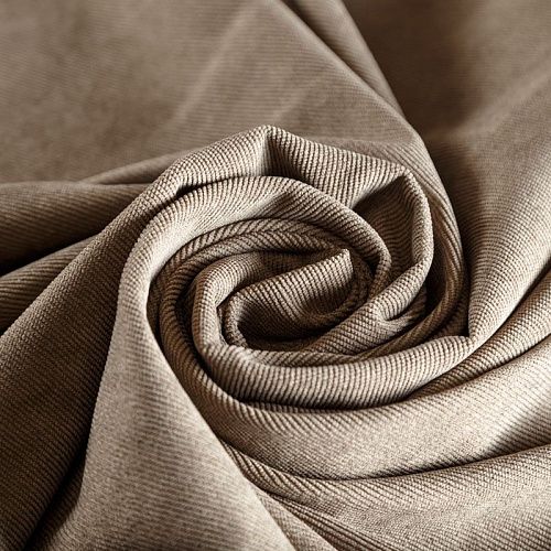 Вельвет стрейч 008-06957 умбра однотонный