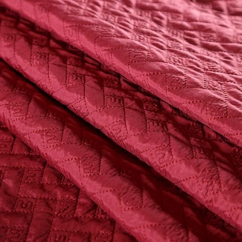 Ткань курточная 033-03909 вишневый однотонный