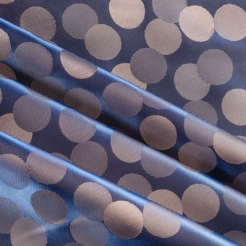 Ткань подкладочная К33-725 сине-фиолетовый жаккардовый