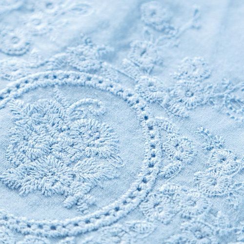 Шитье 067-08156 голубой однотонный