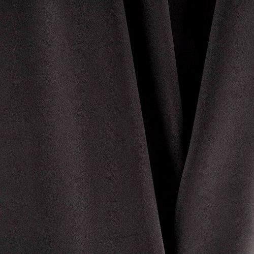 Креп К33-113 черный однотонный