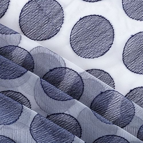 Вышивка на сетке 050-01165 молочный