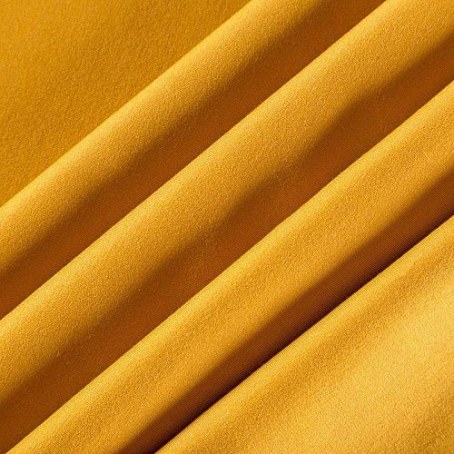 Джерси 014-03213 желто-горчичный однотонный