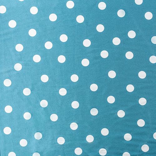 Шелк синтетический 065-01335 серо-голубой принтованный