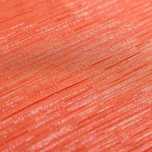 Шифон-жатка с люрексом 068-07207 терракотовый однотонный