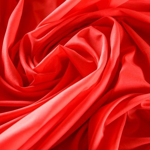 Батист 003-07839 красный однотонный
