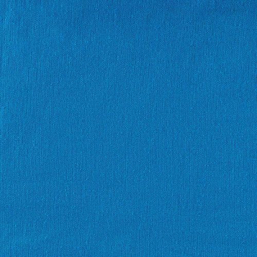 Лен натуральный К33-616 лазурно-голубой однотонный