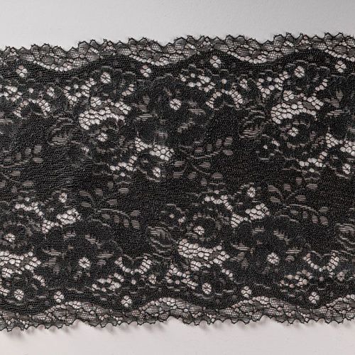 Кружево эластичное 170 мм Ф01-0289 черный