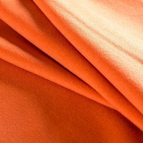 Ткань пальтовая 040-04182 мандариновый однотонный