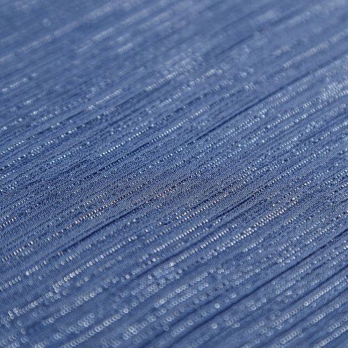 Шифон-жатка с люрексом 068-07219 сапфировый однотонный