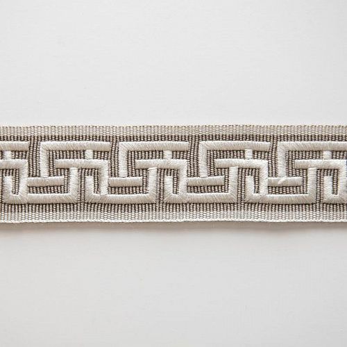 Бордюр жаккардовый 3,5 см 0000-357-104-029 темно-серый