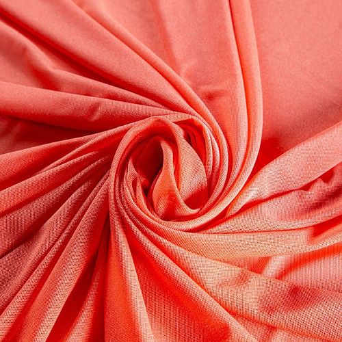 Сетка трикотажная 050-02432 коралловый однотонный