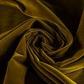 Бархат К26-285 темно-горчичный однотонный