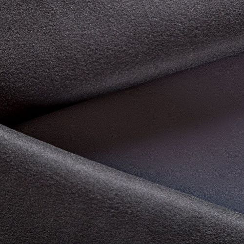 Экокожа на флисе К25-917 пепельно-фиолетовый однотонный