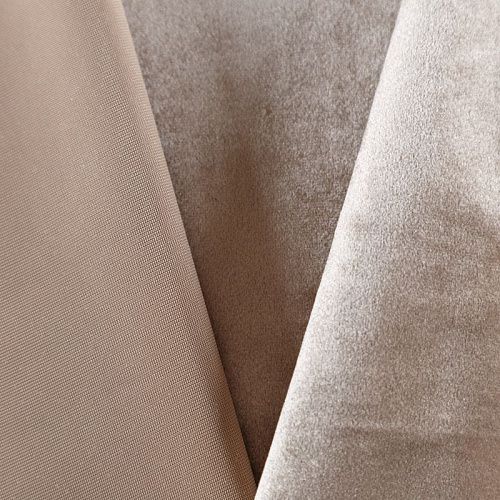 Ткань микровелюр 09-02-08940 латте однотонный