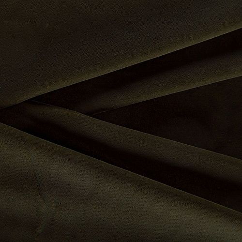 Бархат К32-038 темный хаки однотонный