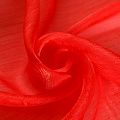 Органза 039-18823 красный однотонный