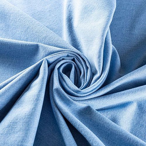 Джинс 015-01167 голубой однотонный